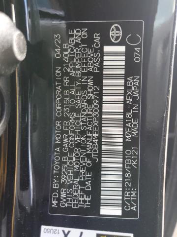 2023 TOYOTA COROLLA LE #3294309900