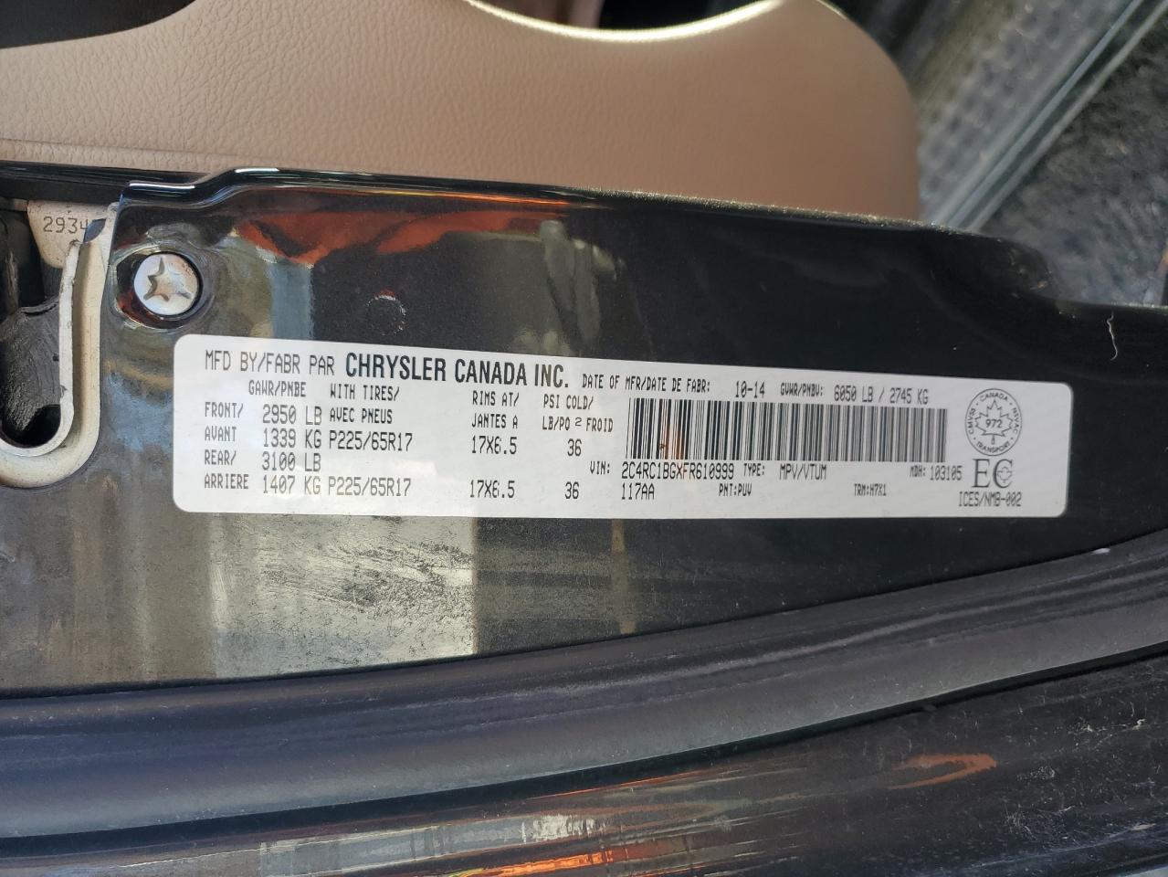 CHRYSLER TOWN & COUNTRY TOURING