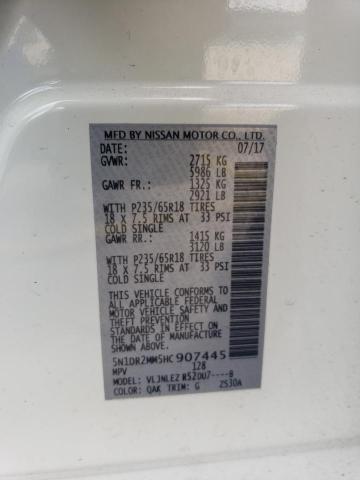 2017 NISSAN PATHFINDER #3309419963