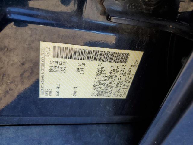 2012 NISSAN ALTIMA BAS #3282557876