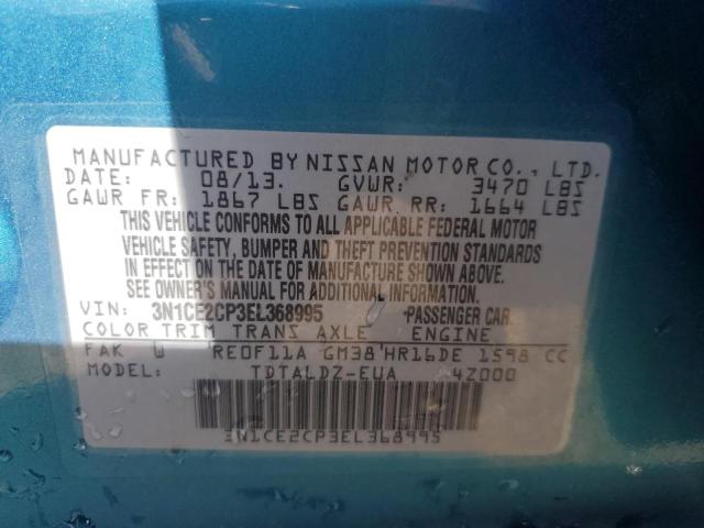 2014 NISSAN VERSA NOTE #3285711685