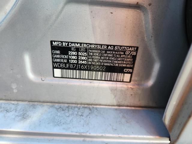 2006 MERCEDES-BENZ E 350 4MAT #3290056262