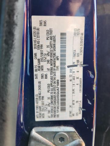 2016 FORD ESCAPE SE #3301815345