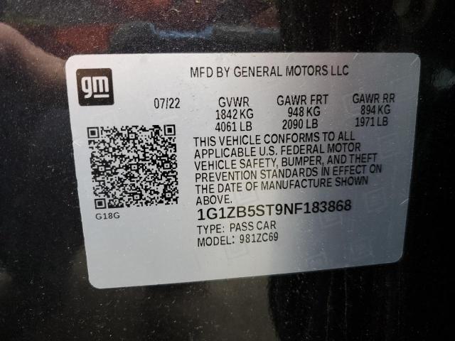 2022 CHEVROLET MALIBU LS #3278672742