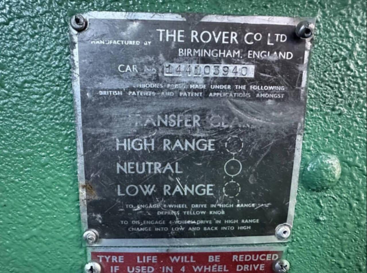 Lot #3292301297 1961 LAND ROVER 88 SER IIA