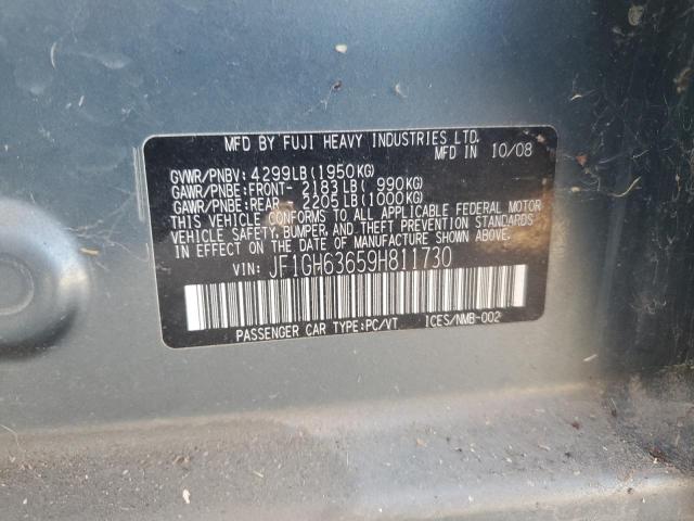 2009 SUBARU IMPREZA OU #3286935812