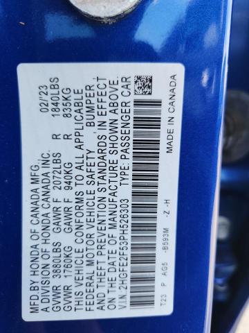 2023 HONDA CIVIC SPOR #3302728122