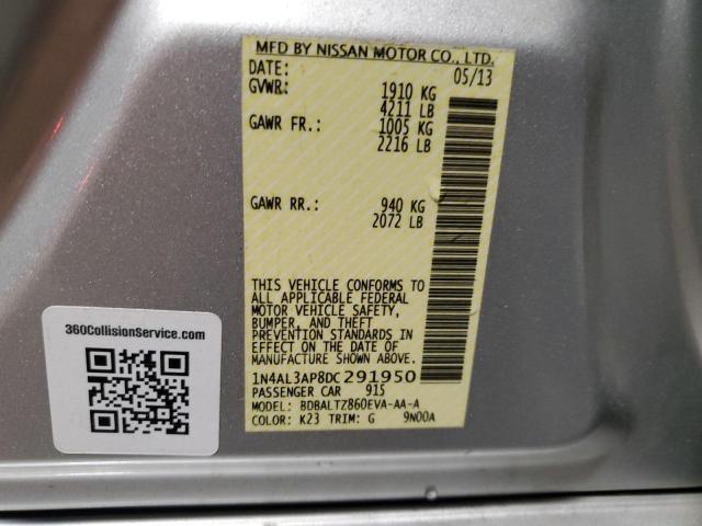 2013 NISSAN ALTIMA 2.5 - 1N4AL3AP8DC291950