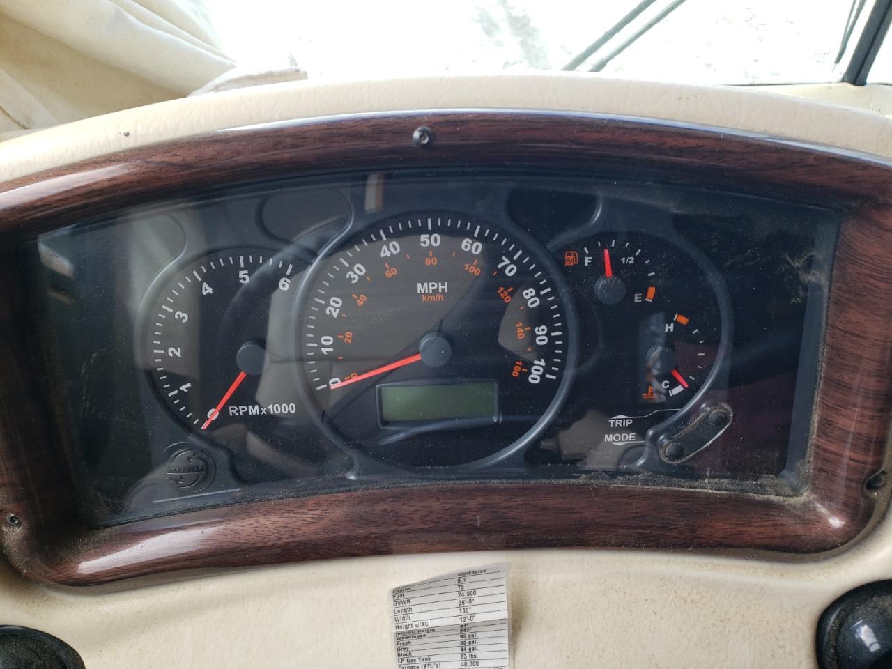 Lot #3290287259 2004 WORKHORSE CUSTOM CHASSIS MOTORHOME