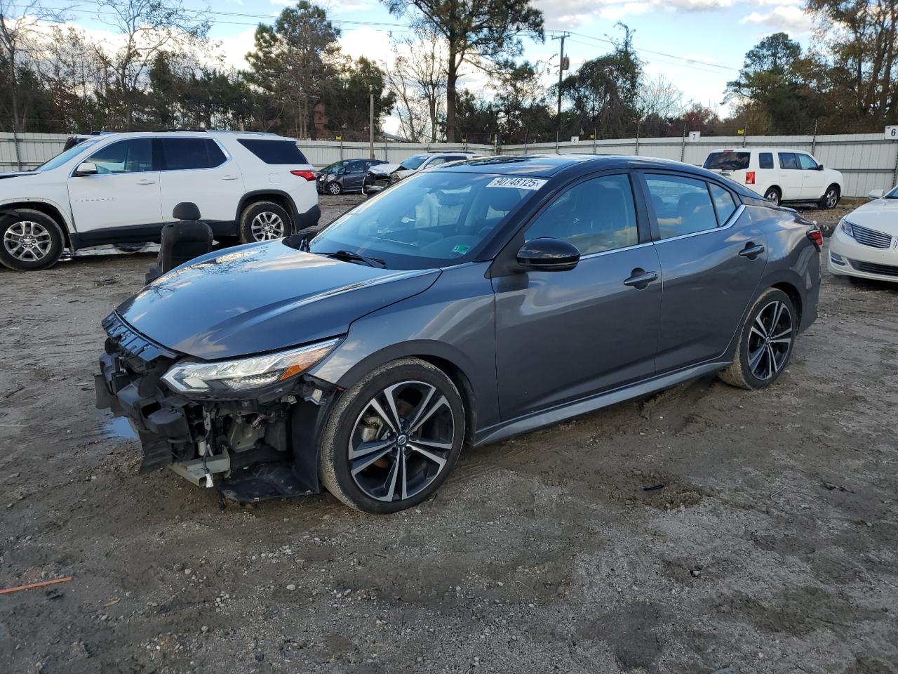 Lot #3297147529 2021 NISSAN SENTRA SR