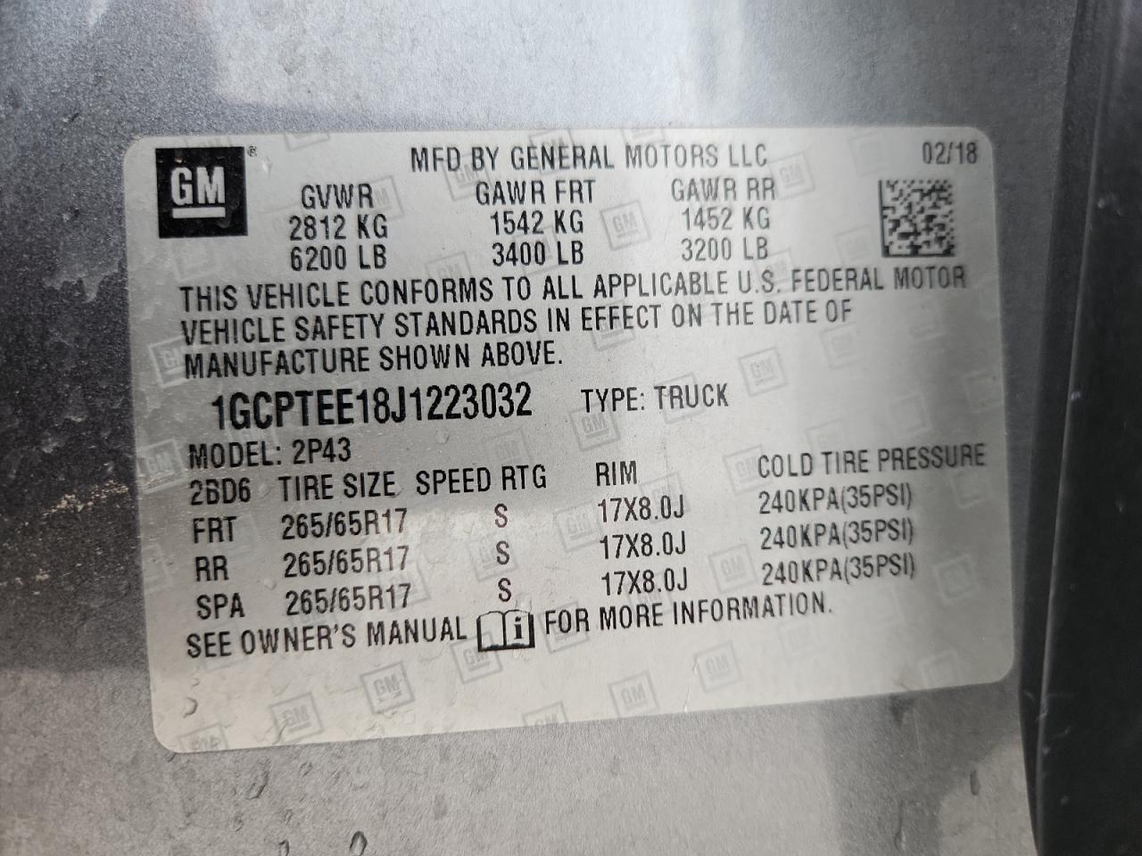 CHEVROLET COLORADO ZR2