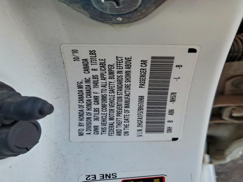 2011 HONDA CIVIC LX #3297863774