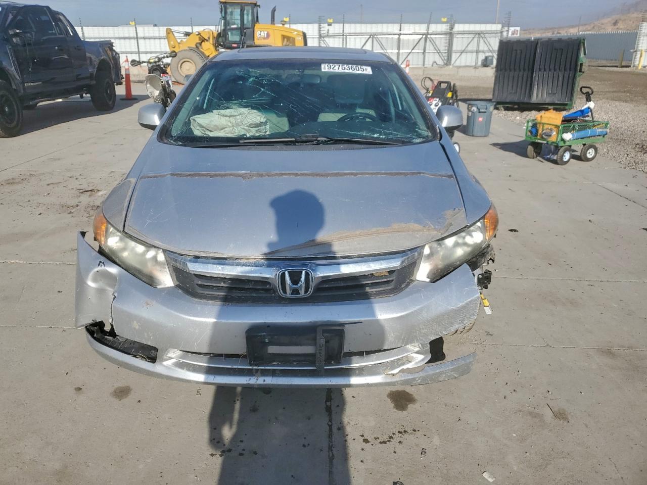 Lot #3304935551 2012 HONDA CIVIC EX