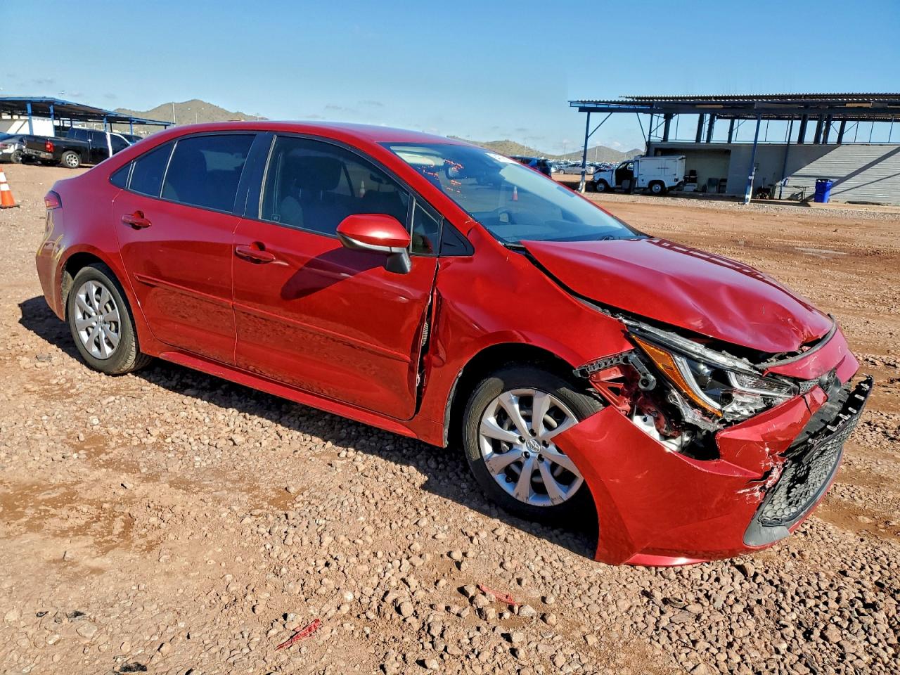 Lot #3301863988 2020 TOYOTA COROLLA LE