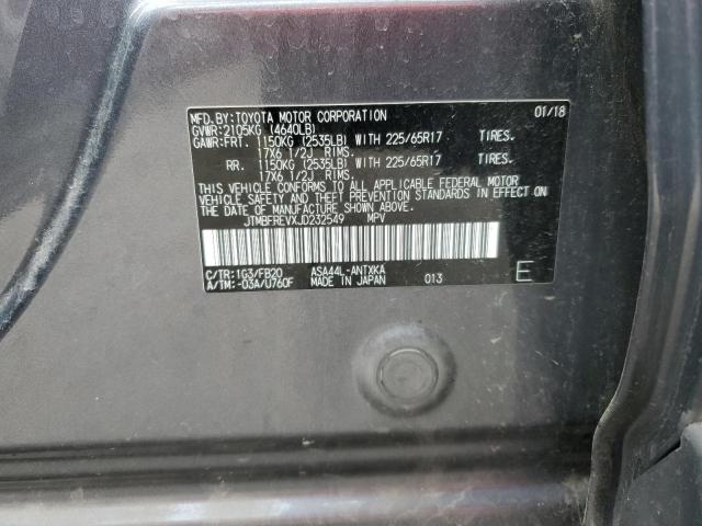 2018 TOYOTA RAV4 LE - JTMBFREVXJD232549