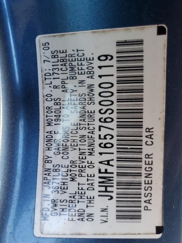 Lot #3287402981 2006 HONDA CIVIC LX