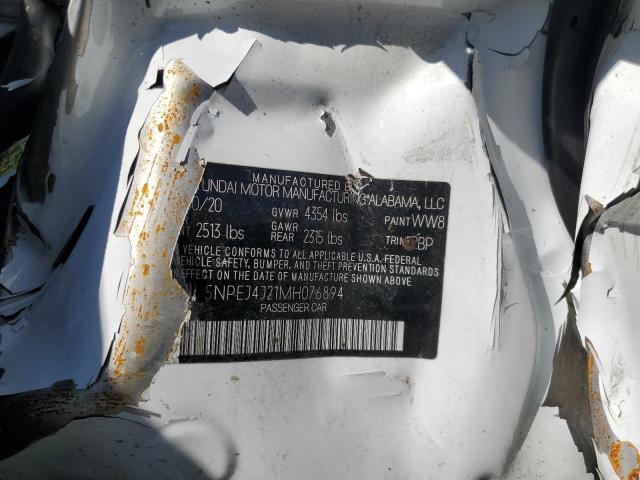 2021 HYUNDAI SONATA SEL #3293569972