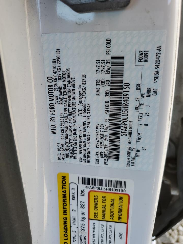 FORD FUSION SE HYBRID