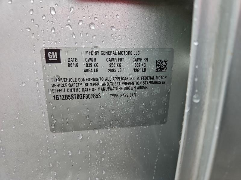 2016 CHEVROLET MALIBU LS #3296967836