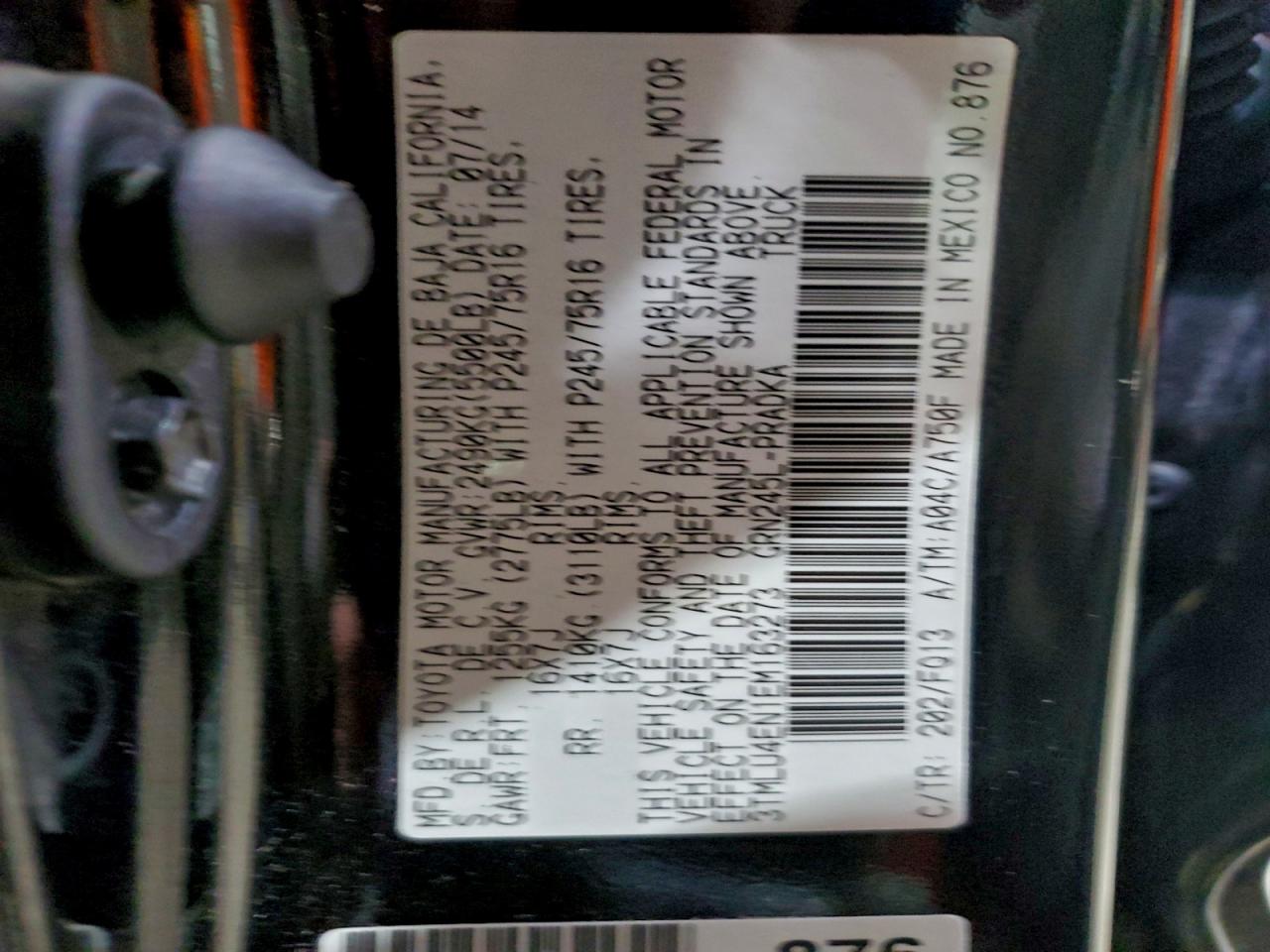 TOYOTA TACOMA DOUBLE CAB