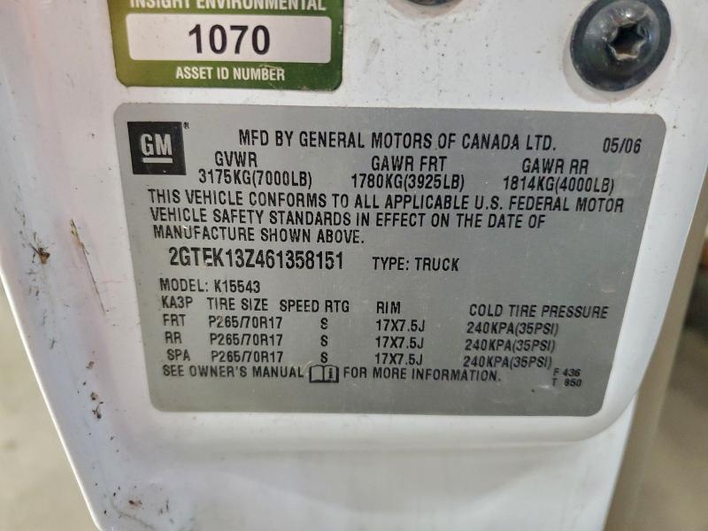 2006 GMC NEW SIERRA #3296239502