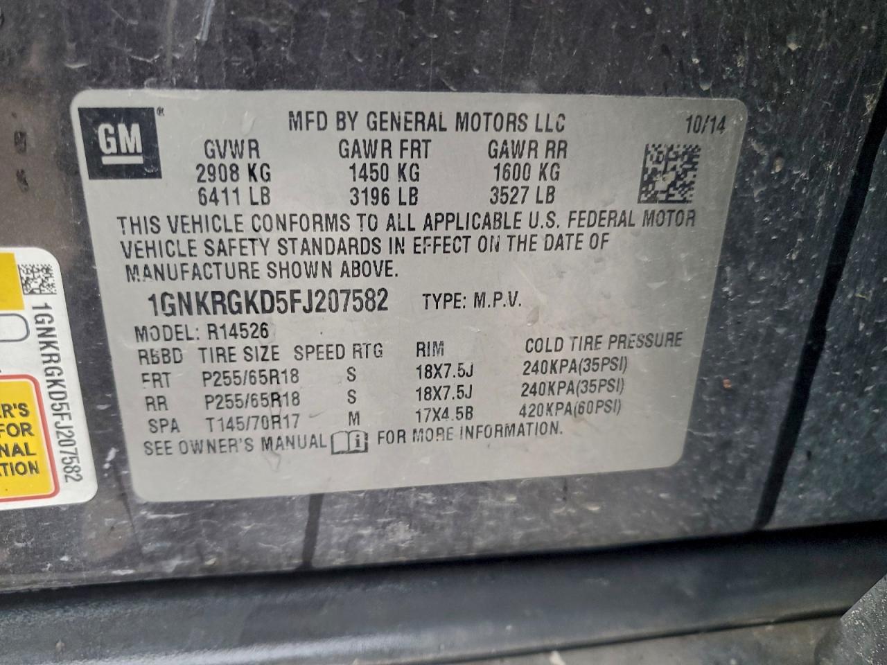 CHEVROLET TRAVERSE LT