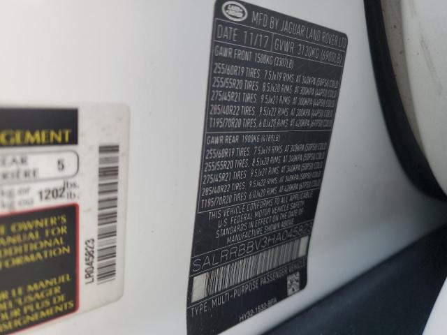 2017 LAND ROVER DISCOVERY - SALRRBBV3HA045823