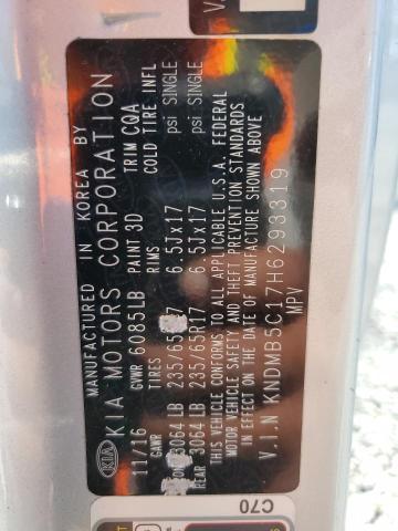 2017 KIA SEDONA LX #3309510551