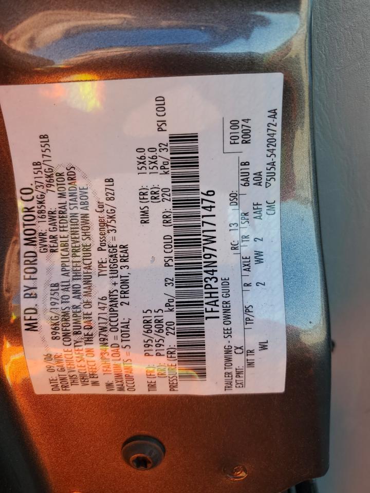 Lot #3296222441 2006 FORD FOCUS ZX5