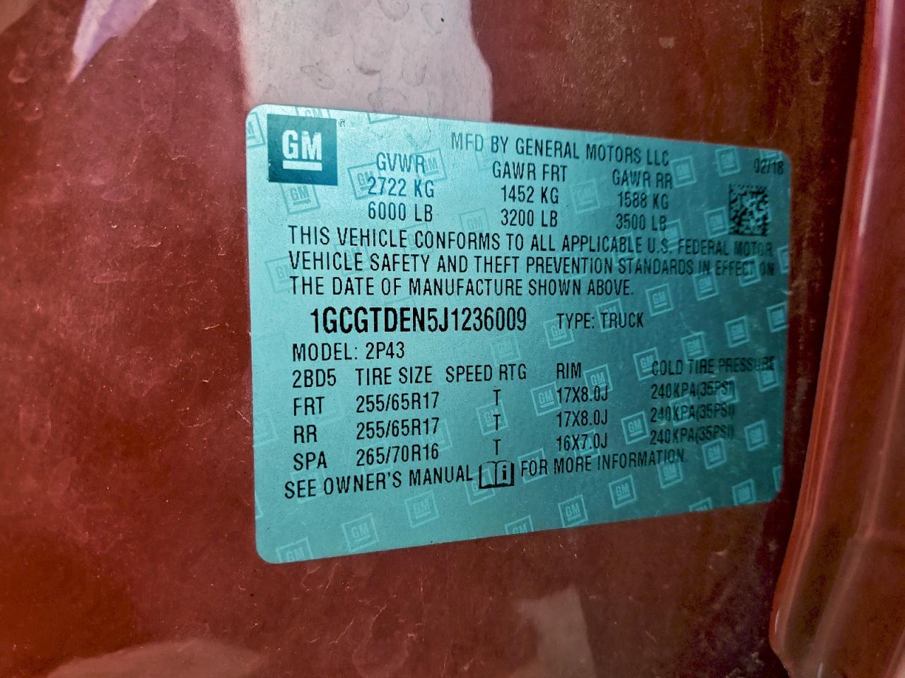 CHEVROLET COLORADO Z71