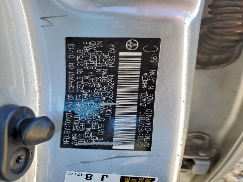 2013 TOYOTA PRIUS #3302632117