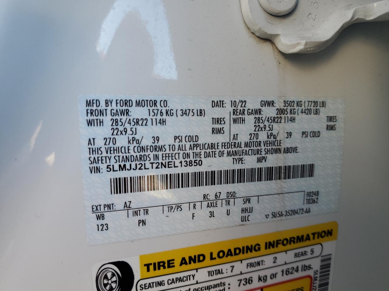 LINCOLN NAVIGATOR RESERVE