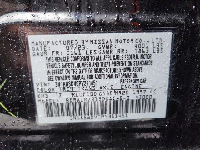 2023 NISSAN SENTRA SR #3297082593