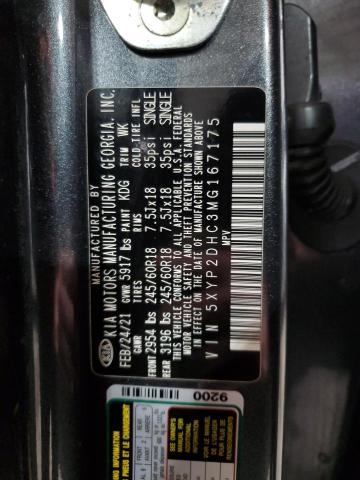 2021 KIA TELLURIDE #3312156106