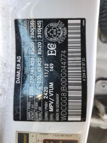 2013 MERCEDES-BENZ GLK 350 4M - WDCGG8JB0DG044774