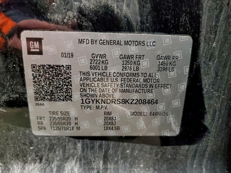 2019 CADILLAC XT5 LUXURY #3303705033