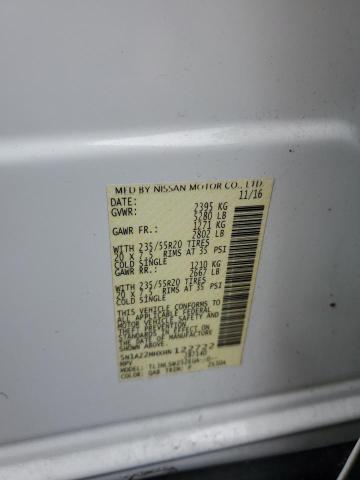 2017 NISSAN MURANO S #3304625444