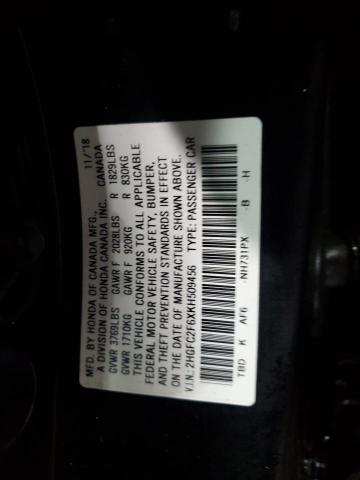 2019 HONDA CIVIC LX #3283989883