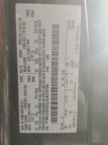 2018 FORD ESCAPE SEL #3297043533