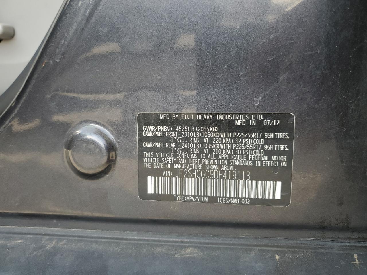 SUBARU FORESTER TOURING