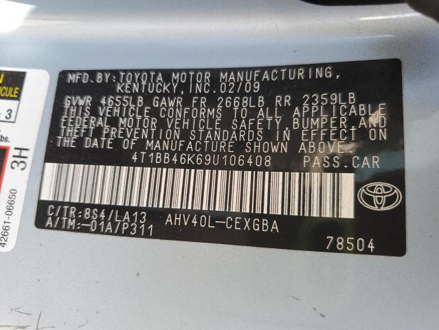 2009 TOYOTA CAMRY #3304170450