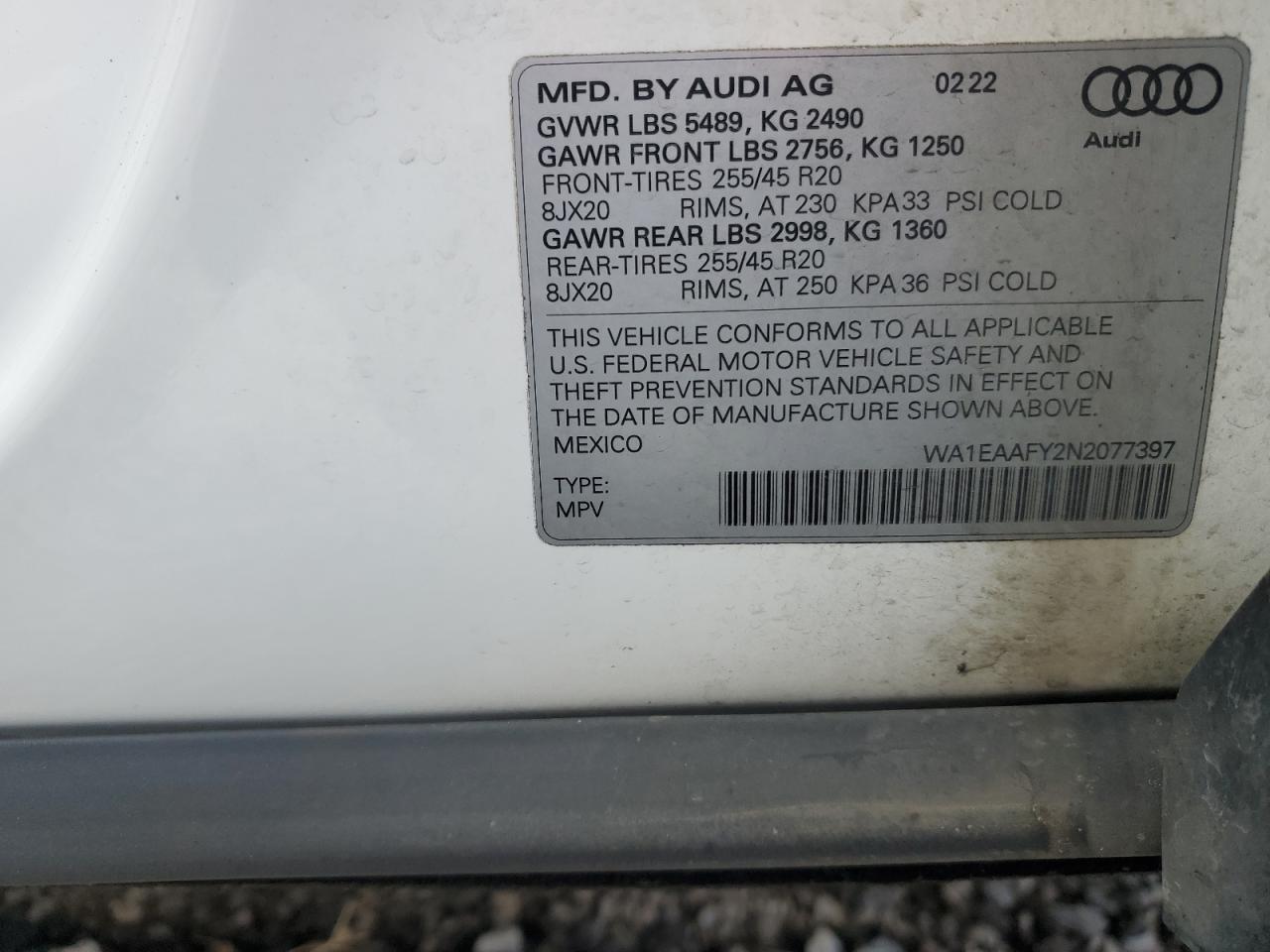 AUDI Q5 PREMIUM PLUS 45