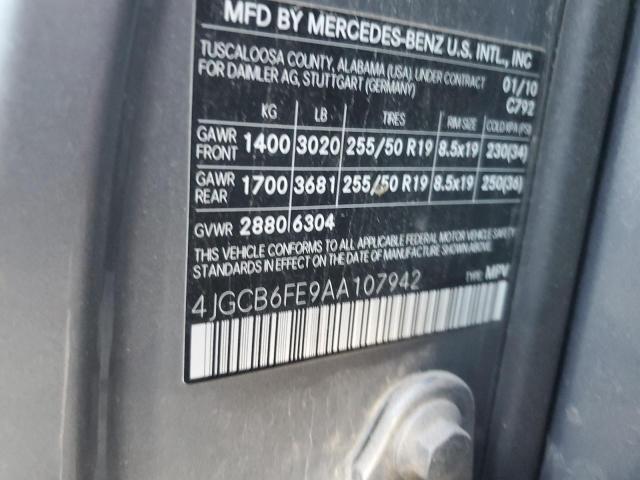 2010 MERCEDES-BENZ R 350 4MAT #3287611029