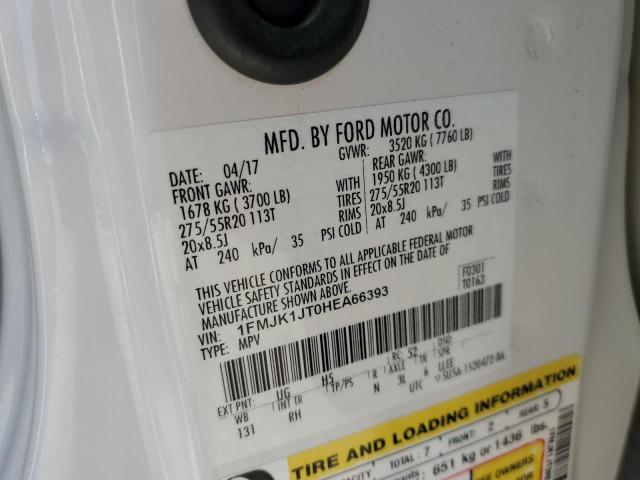 2017 FORD EXPEDITION #3297043511