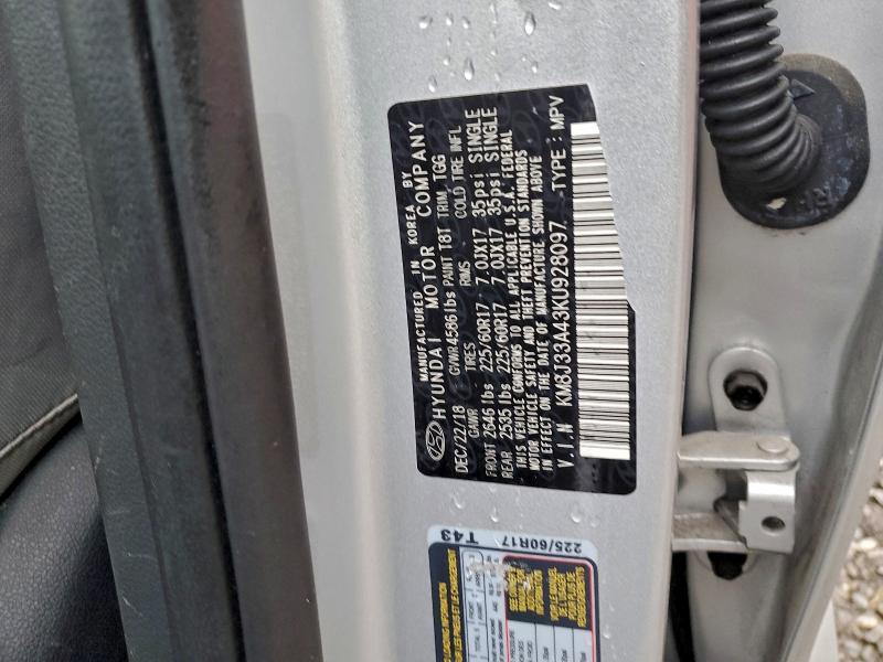 2019 HYUNDAI TUCSON LIM #3311744733