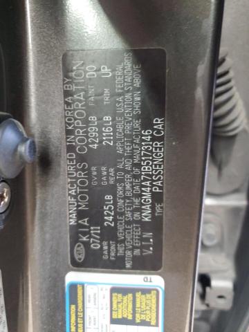 2011 KIA OPTIMA LX #3308325152