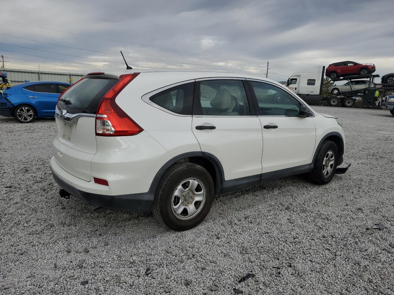 Lot #3302851891 2015 HONDA CR-V LX