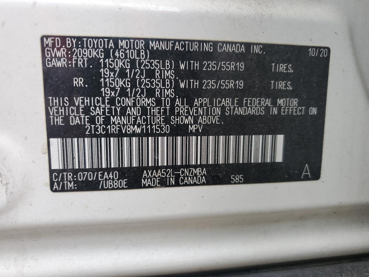 TOYOTA RAV4 XLE PREMIUM