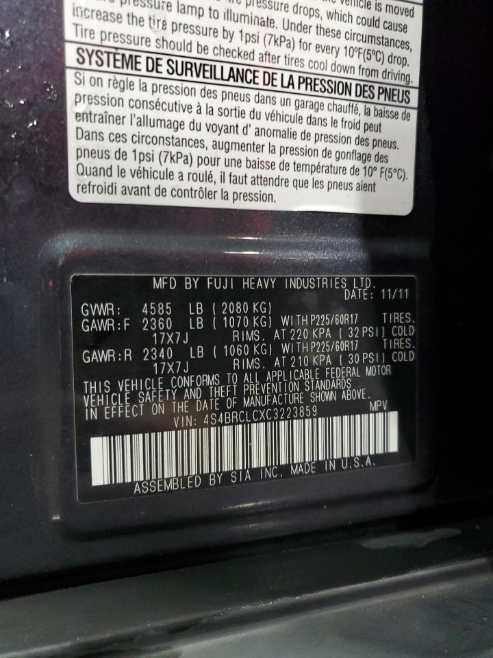 SUBARU OUTBACK 2.5I LIMITED