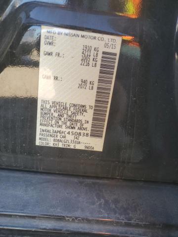 2015 NISSAN ALTIMA 2.5 - 1N4AL3AP6FC450838